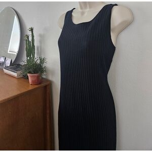 vtg rib knit grunge 90s y2k goth whimsigoth boho indie urban midi maxi dress